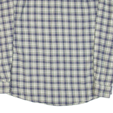 WRANGLER Mens Flannel Shirt Blue Check Long Sleeve L