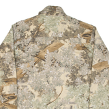 HIDDEN MESA Mens Shirt Green Camouflage Long Sleeve M