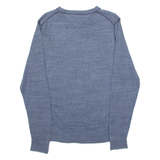 TOMMY HILFIGER Mens Jumper Blue Tight Knit M