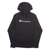 CHAMPION Mens Black Hoodie M