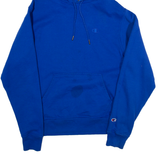 CHAMPION Mens Blue Hoodie S