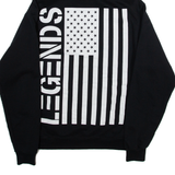 CHAMPION Legends Barbell Mens Black Hoodie USA M