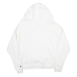 CHAMPION Mens White Hoodie L