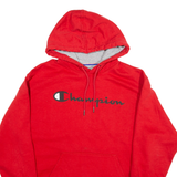 CHAMPION Mens Red Hoodie M