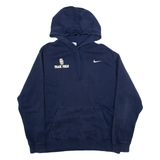 NIKE Womens Blue Hoodie L