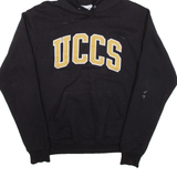 CHAMPION Uccs Mens Black Hoodie USA S