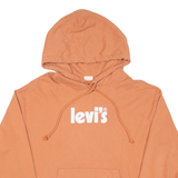 LEVI'S Womens Orange Hoodie L