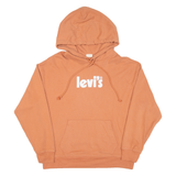 LEVI'S Womens Orange Hoodie L