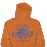 HARLEY DAVIDSON Womens Brown Hoodie S
