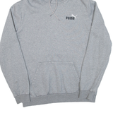 PUMA Tall Mens Grey Hoodie L