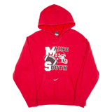 NIKE Maine South Mens Red Hoodie USA M