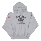 CHAMPION REVERSE WEAVE Montana 2001 Mens Grey Hoodie USA M