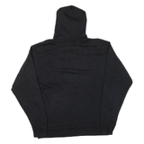CHAMPION Mens Black Hoodie L