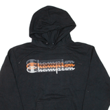 CHAMPION Mens Black Hoodie M