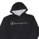 CHAMPION Mens Black Hoodie S