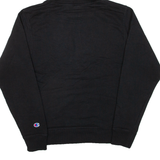 CHAMPION Mens Black Hoodie S