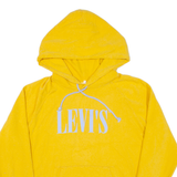 LEVI'S Mens Yellow Hoodie L
