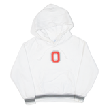 CHAMPION REVERSE WEAVE Ohio Buckeyes Womens White Hoodie USA S