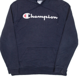 CHAMPION Mens Blue Hoodie S