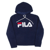 FILA Teddy Womens Blue Hoodie S