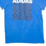 ADIDAS Mens T-Shirt Blue M
