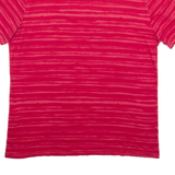 CHAMPION Striped Mens T-Shirt Red L