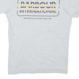 BARBOUR Motorcycle Clothing 1936 Mens Biker T-Shirt Grey M