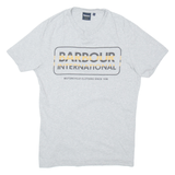 BARBOUR Motorcycle Clothing 1936 Mens Biker T-Shirt Grey M