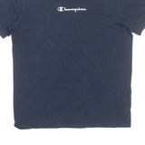 CHAMPION Mens T-Shirt Blue S