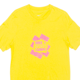 NIKE Sports Camp Mens T-Shirt Yellow S