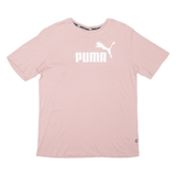 PUMA Mens T-Shirt Pink M