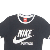 NIKE Cropped Sportswear Womens T-Shirt Black XS
