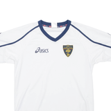 TEAM LINE BASICS U.S. LECCE Boys Football Shirt T-Shirt White V-Neck M