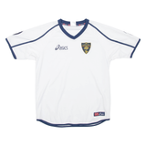 TEAM LINE BASICS U.S. LECCE Boys Football Shirt T-Shirt White V-Neck M