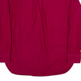 EDDIE BAUER Mens Plain Shirt Red Long Sleeve L