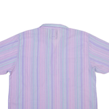 LEE COOPER Mens Shirt Purple Striped L