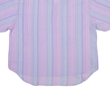 LEE COOPER Mens Shirt Purple Striped L