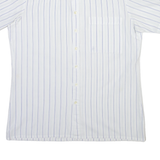 C&A Mens Shirt White Striped S