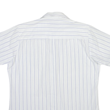 C&A Mens Shirt White Striped S