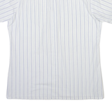 C&A Mens Shirt White Striped S