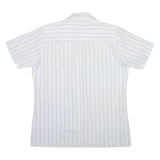 C&A Mens Shirt White Striped S