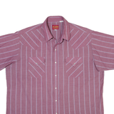 PLAINS Mens Shirt Purple Striped XL