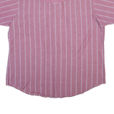 PLAINS Mens Shirt Purple Striped XL