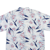 AUTHENTIC WEAR Mens Shirt White Floral S