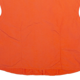 JACK WOLFSKIN Womens Plain Shirt Orange Sleeveless L