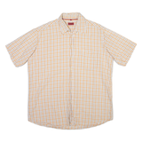 PIERRE CARDIN Mens Shirt White Check XL