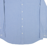 BANANA REPUBLIC Mens Plain Shirt Blue Long Sleeve L