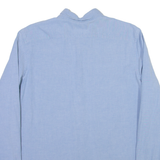 BANANA REPUBLIC Mens Plain Shirt Blue Long Sleeve L