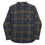 MAMMUT Mens Shirt Blue Check Long Sleeve XS