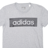 ADIDAS SPORT ESSENTIALS Mens T-Shirt Grey S